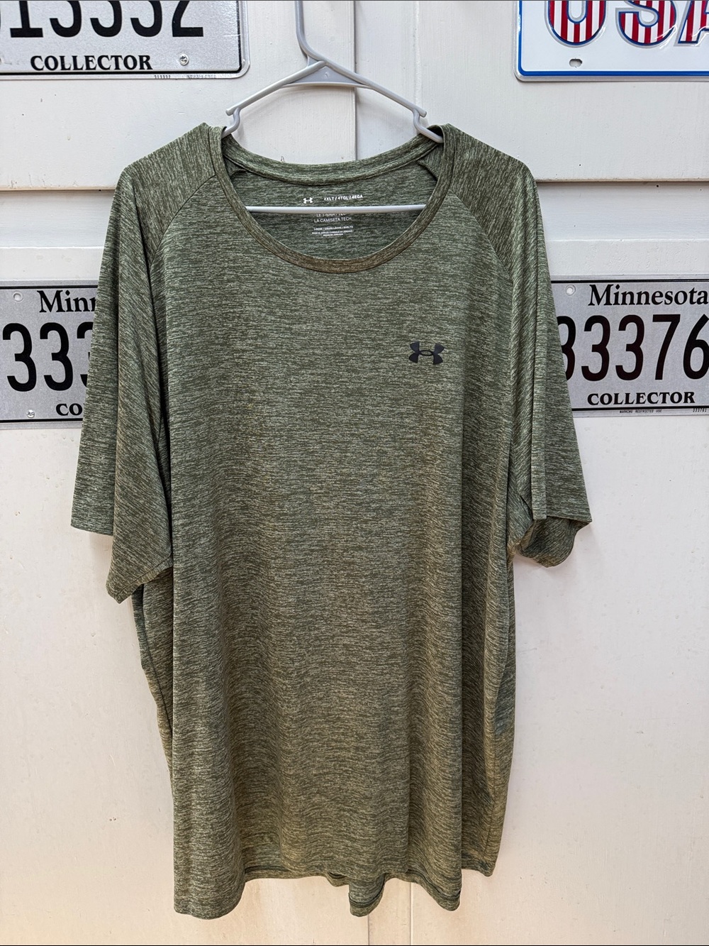 Under Armour Olive Green Heather Short Sleeve Performance Tee